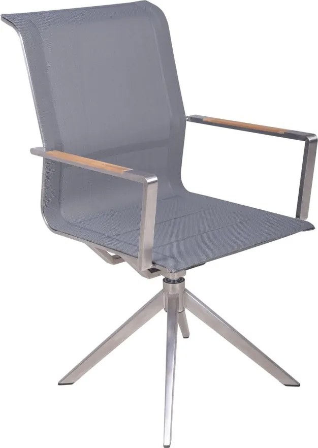 Szürke fém kerti szék Salida – Garden Pleasure