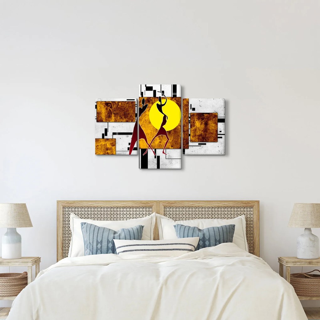 Egy őskori festmény képe (90x60 cm)