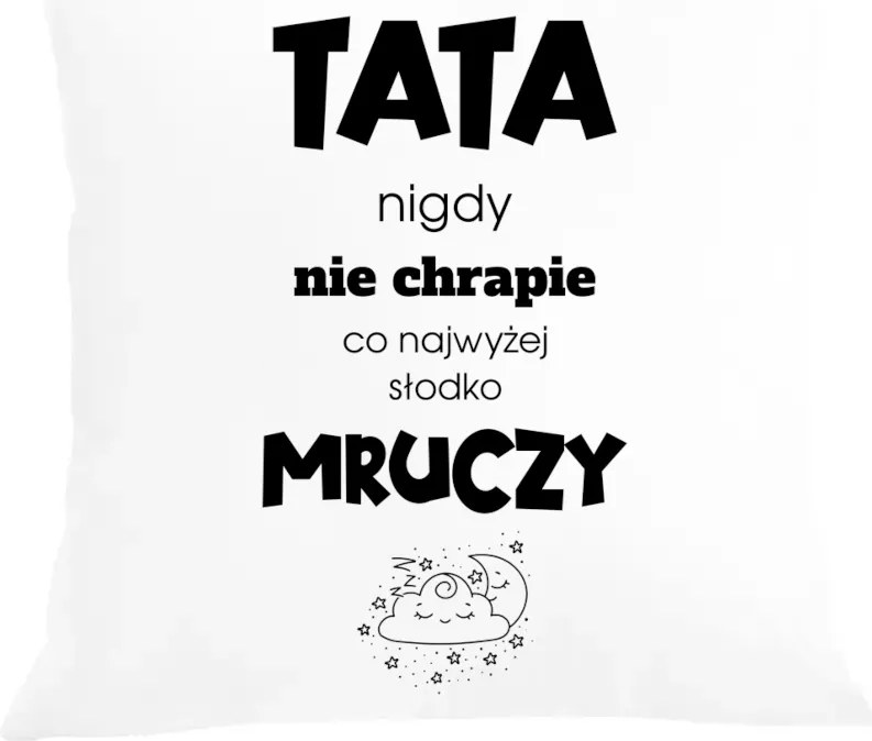 Párna párnahuzat Apa nem horkol édesen dorombol