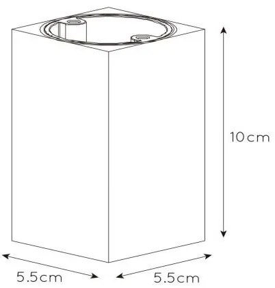 Lucide 09916/06/36 - DELTO LED állítható spotlámpa 1xGU10/5W/230V szürke