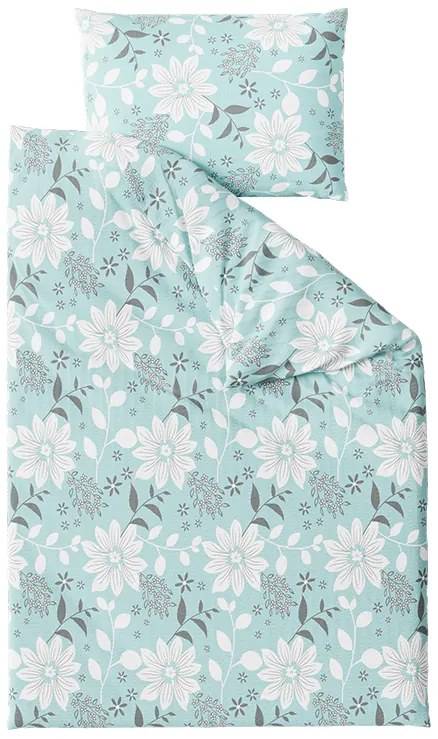 GABRIELA kék krepp ágyneműhuzat Ágyneműhuzat mérete: 70 x 90 cm | 140 x 200 cm