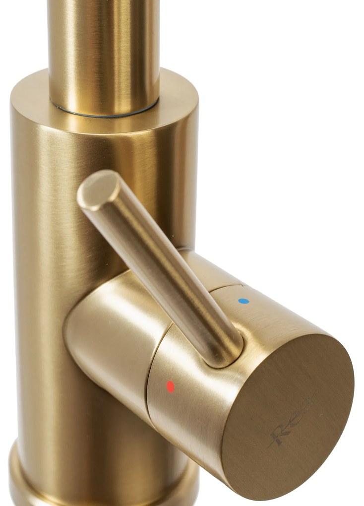 Konyhai csaptelep Rea Fresh brush gold