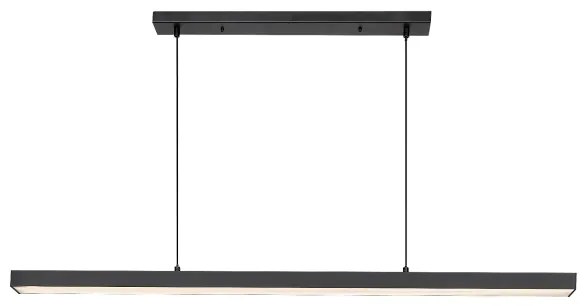 Rabalux 72128 - LED Csillár zsinóron TARIQ LED/30W/230V 4000K fekete