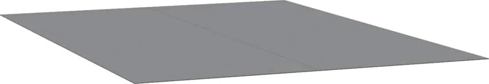 Világosszürke poliészter geotextília medencealátét 300 x 220 cm