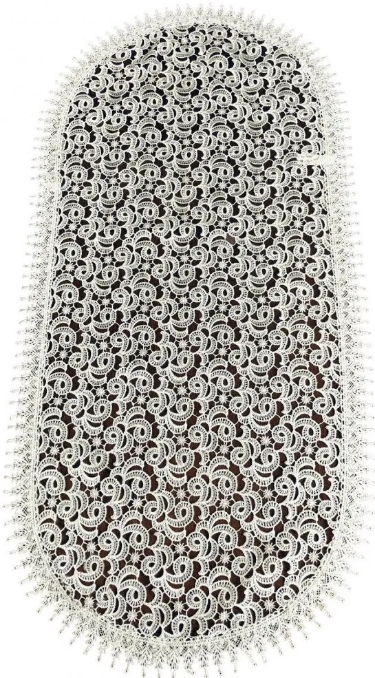 Univerzális fehér csipke terítő Szélesség: 70 cm | Hossz: 140 cm