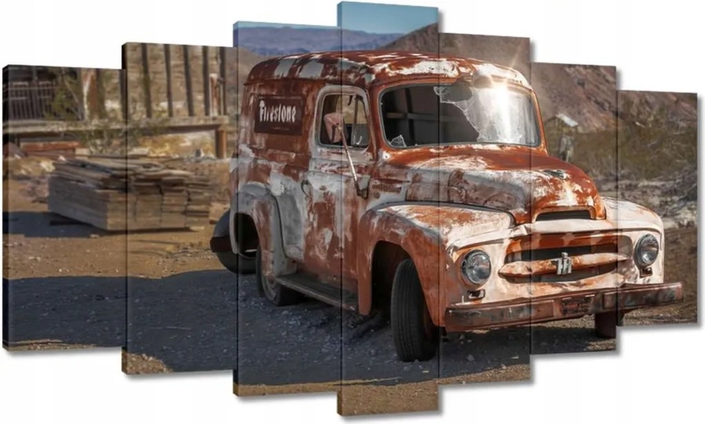 Festmények 140x80 Rost Style Old Car