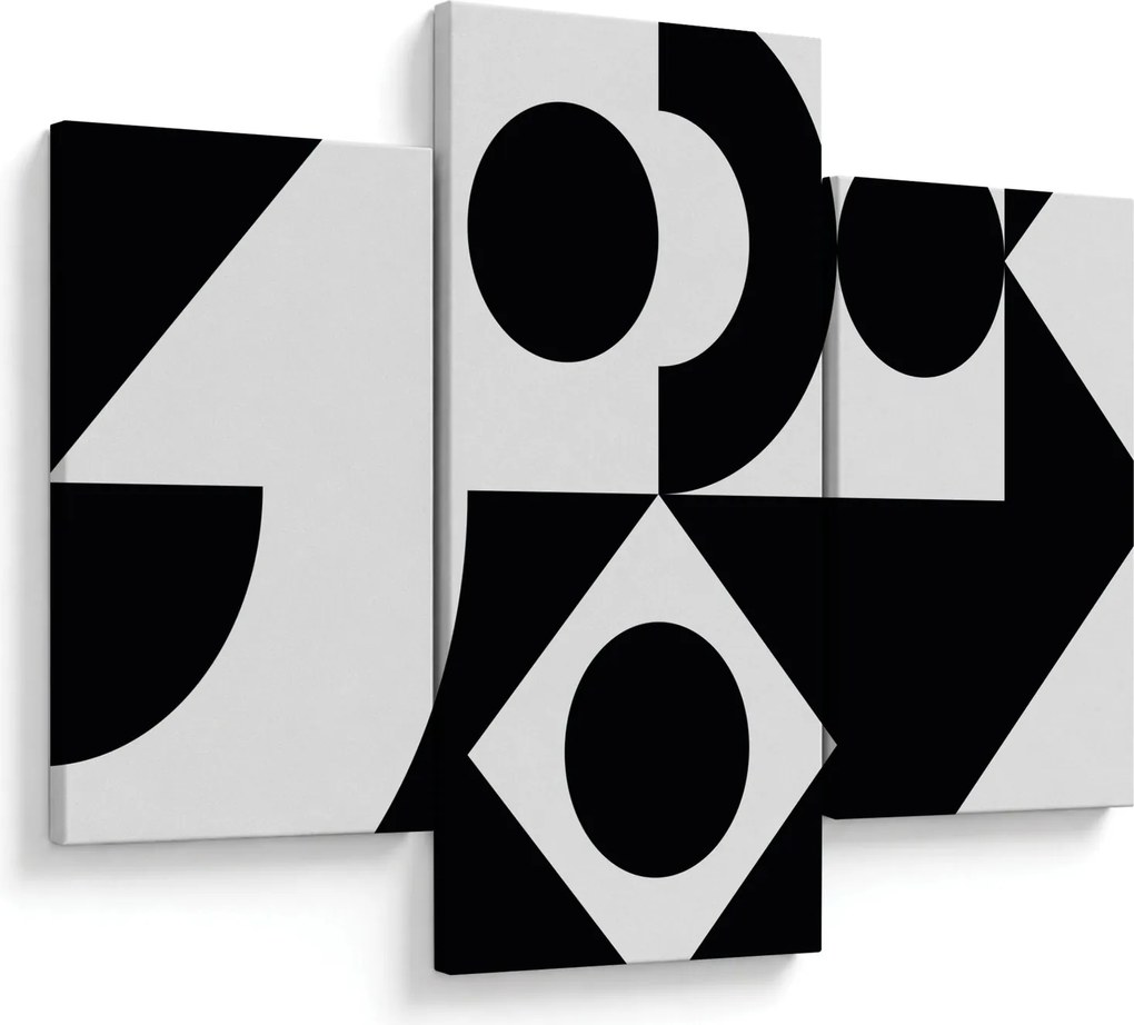Kép - Geometriai absztrakció N⁰1 (90x60 cm)