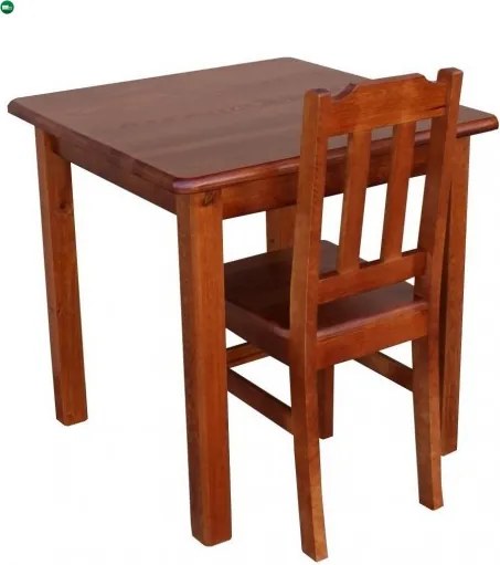 Étkezőasztal kocka 80x80 calvados