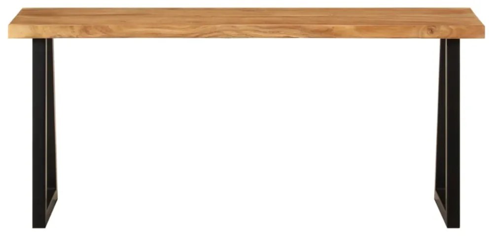 tömör akácfa pad természetes éllel 105 cm