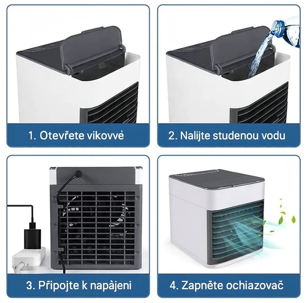 Mobil levegőhűtő CLIMORA 3 az 1-ben, szürke