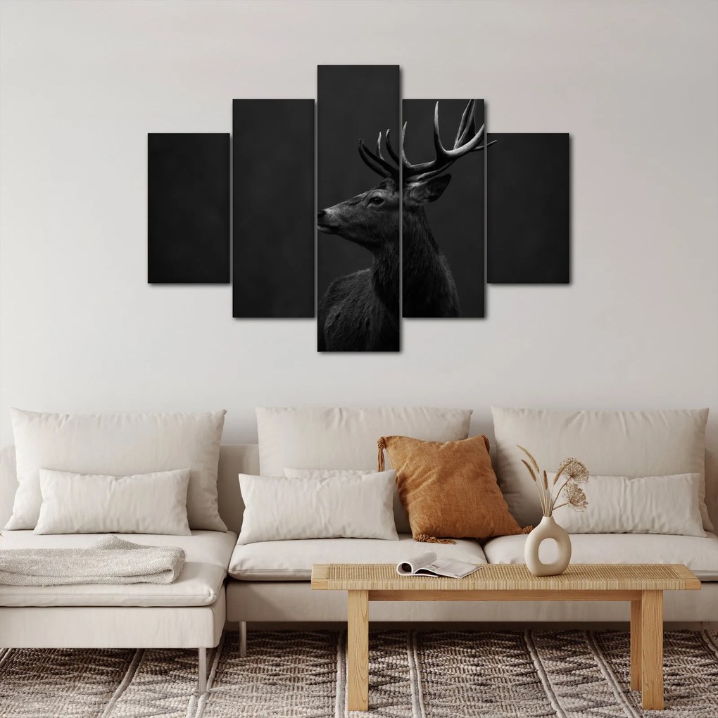 Kép - Egy szarvas portréja (150x105 cm)