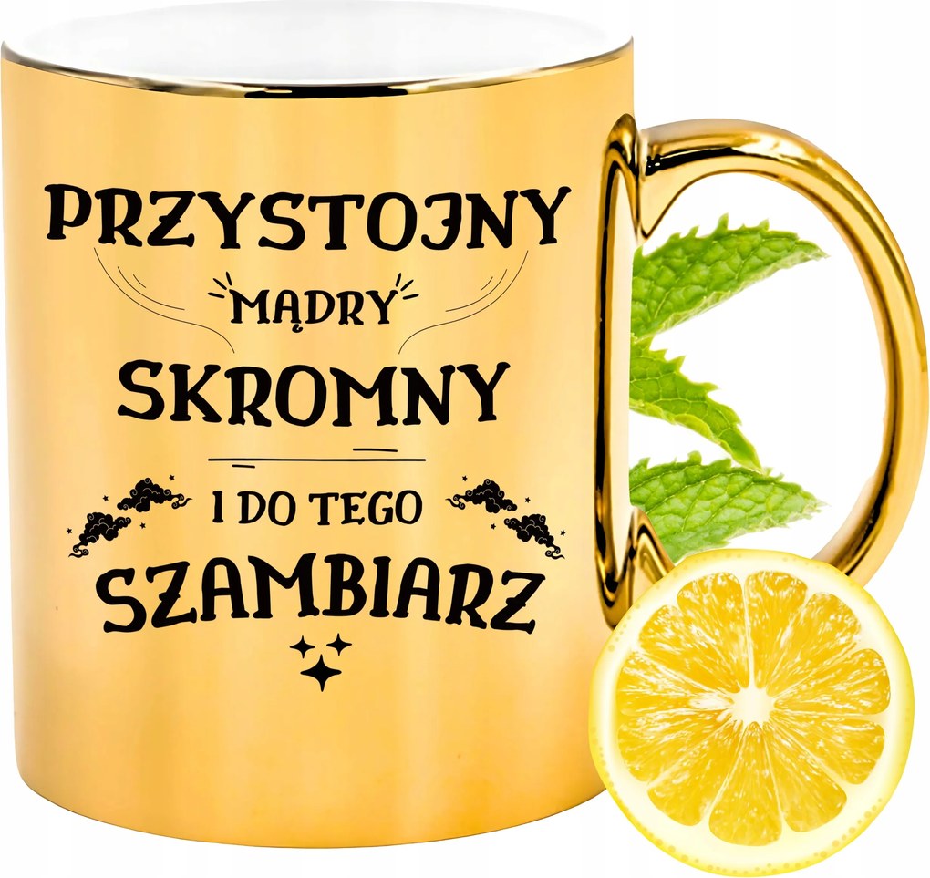 Arany csillogó bögre a sámánnak Ajándék fényképes nyomtatással