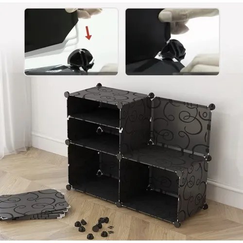 Modular shoe rack - 6 levels