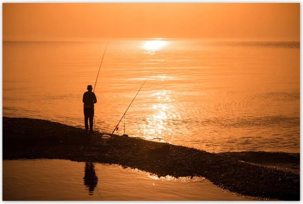 Poszterek 120x80 Fél naplemente