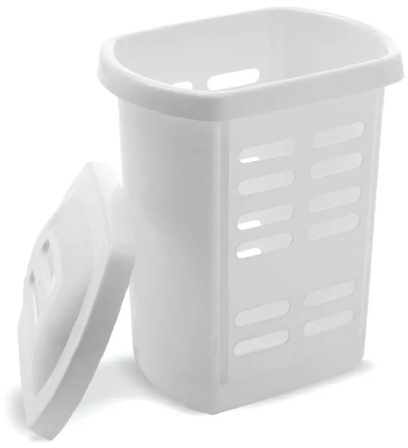 Linen Hamper White fehér szennyeskosár, 60 l - Addis