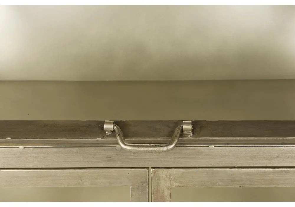 Szürke fém tálalószekrény 64x151x35 cm Monviso – Dutchbone