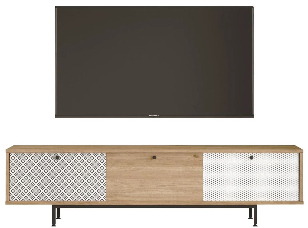 TV asztal/Szekrény Cassius 1 (tölgy) . 1101449