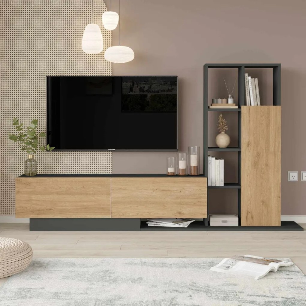 TV-állvány, 201,2 cm – For1-Sa