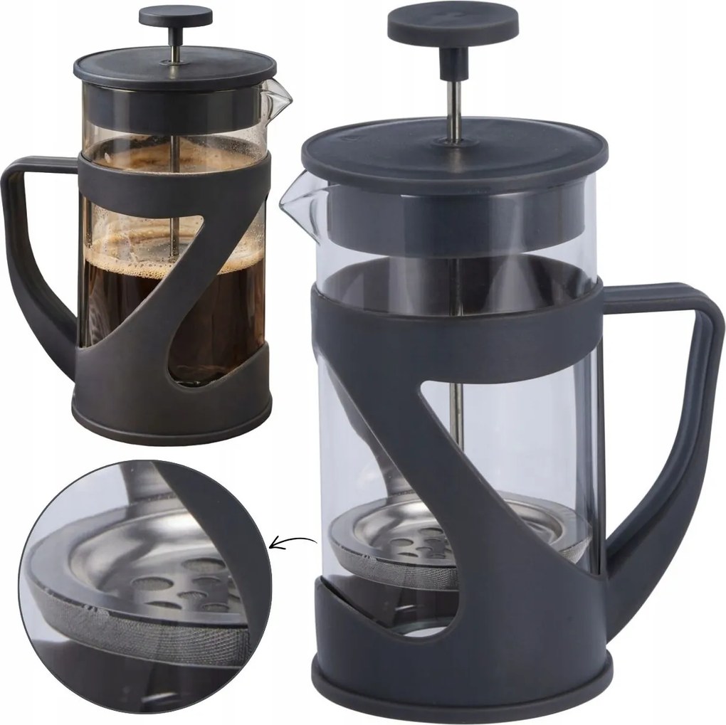 Kávéfőző Kancsó French Press 600 ml Dugattyús Kávéfőző