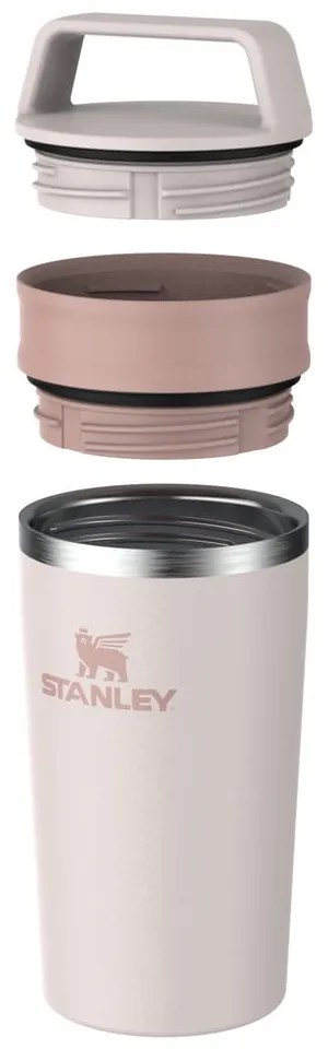 Világos rózsaszín rozsdamentes acél termobögre 350 ml Café-To-Go Rose Quartz – Stanley