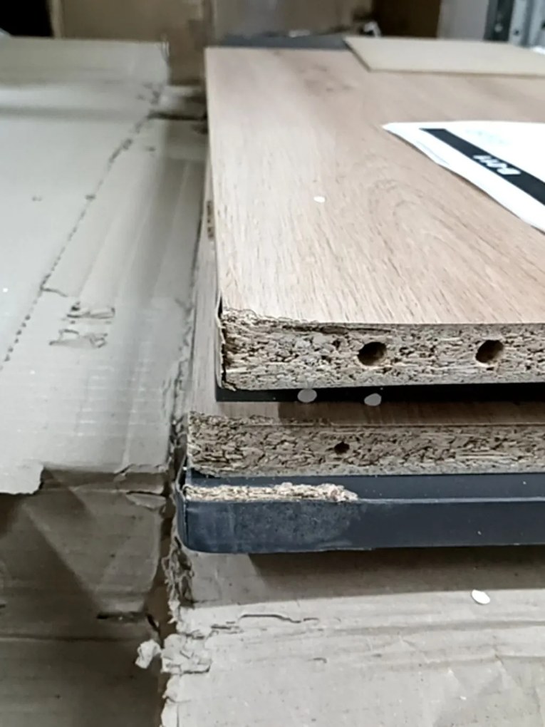 AKCIÓ Íróasztal tölgy artisan dekorban antracit asztallappal B-011 II. osztályú