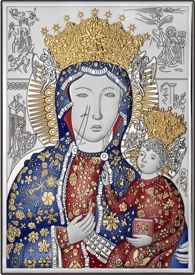 A Szűzanya kép DS13/3XC Színben Gravírozás Ingyenes!