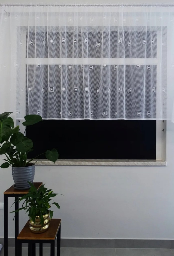 Mg Függöny jacquard 42004 350x120 kész, M-es alagúttal