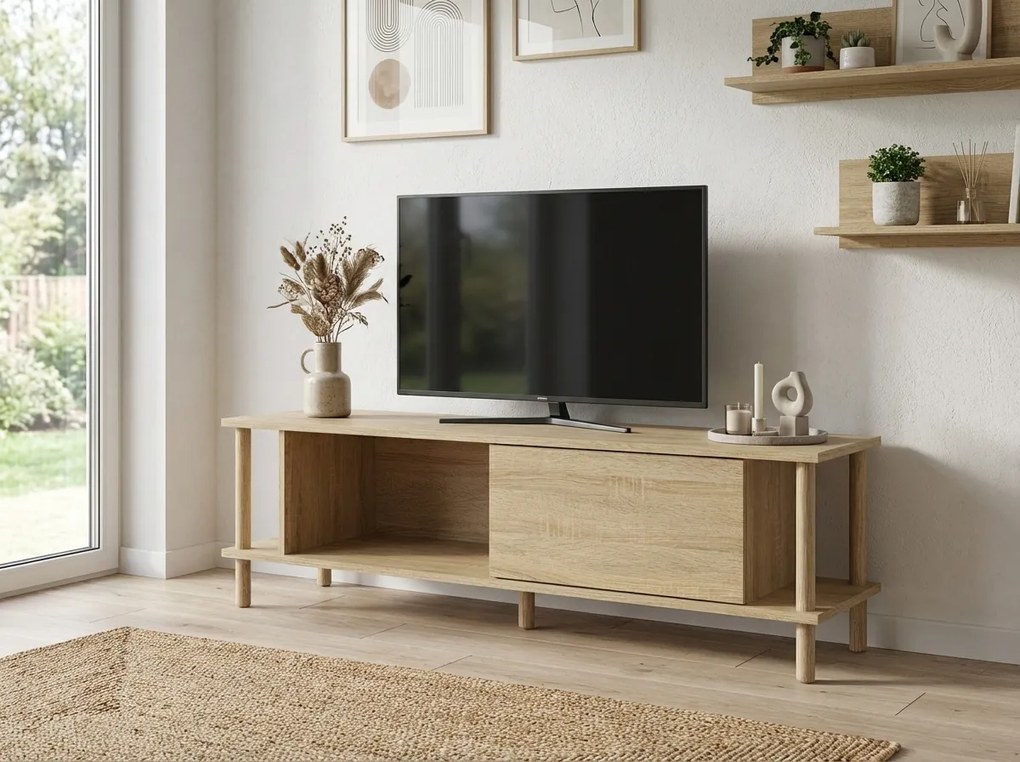 TV állvány PARIS 150 cm, sonoma tölgy
