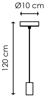 SAGA függeszték 1xE27/40W/230V márvány kivitelben