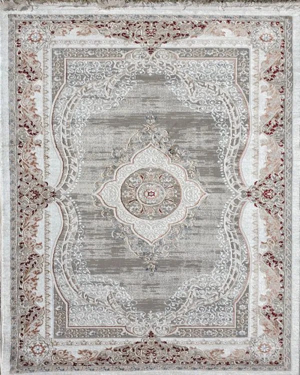 SZŐNYEG LUXESS RÖVID BOLYHOS BORDÓSZÜRKE 10137A Méretek: 120 x170
