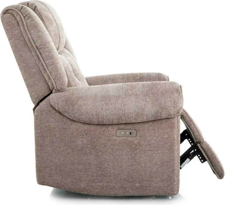 Parys Raven elektromos dönthető fotel sötétbézs