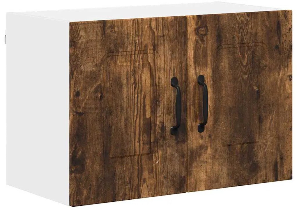 Fali konyhaszekrény 2 pcs Füstölt tölgy 60 x 31 x 40 cm Faanyag