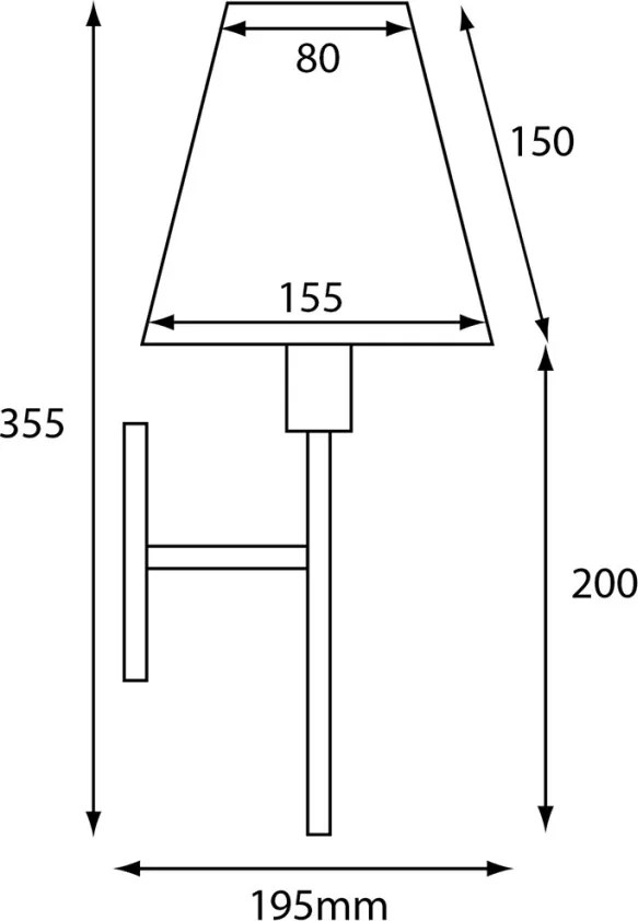Elstead Lighting LUCERNE LUCERNE-1LT Fali lámpa 1x25W/E14