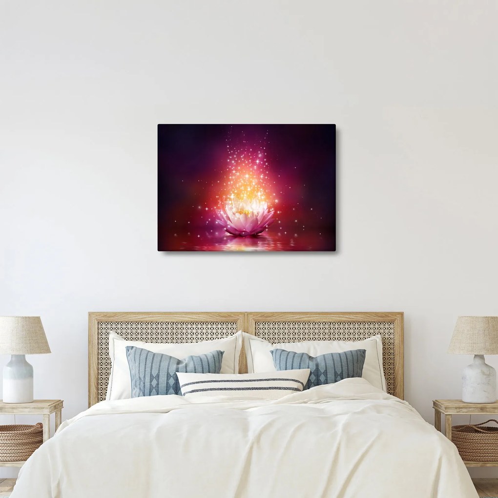 Lótuszvirág képe (70x50 cm)