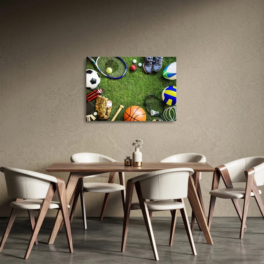Üveg kép - Sport (70x50 cm)
