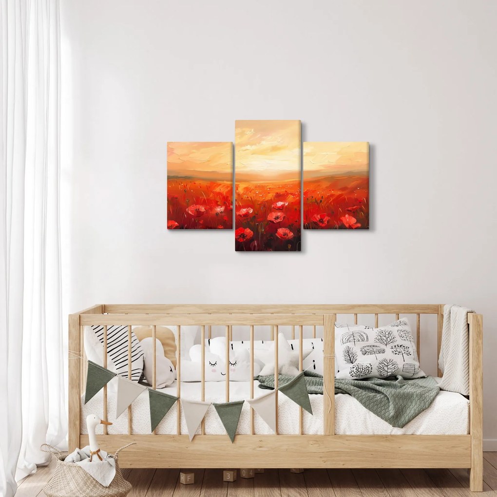 Kép - Mező pipacsok (90x60 cm)