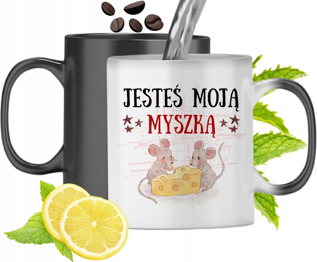 Mágikus Bögre Egérrel Színváltó Egér fényképes nyomtatással