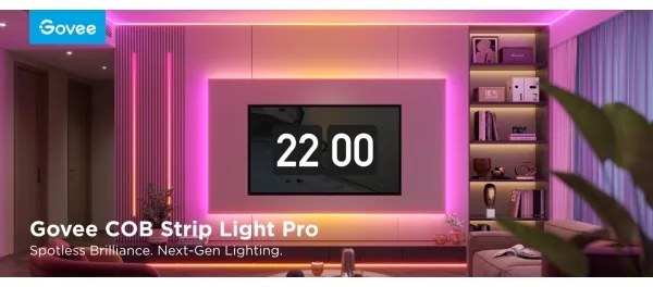 Govee - LED RGBICW Dimmelhető szalag COB 3780 diódák 3m Wi-Fi Matter