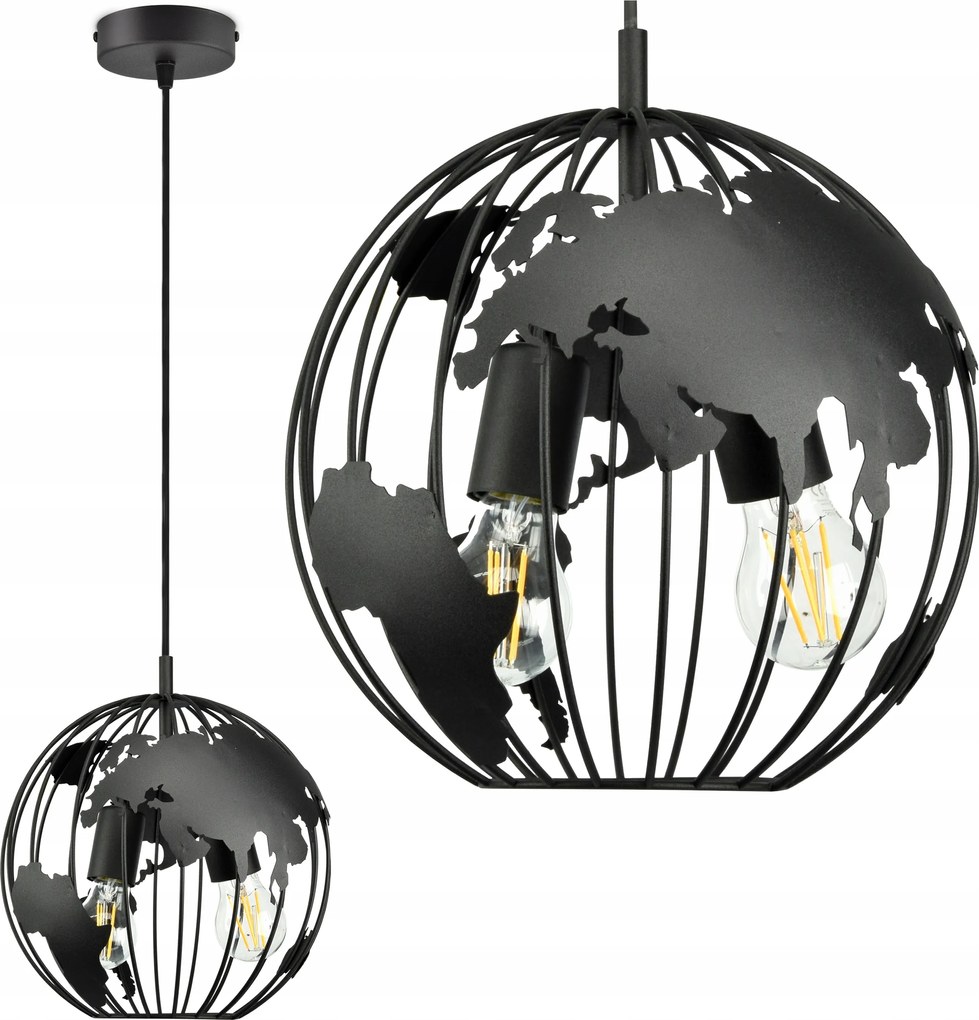 Globus Függő lámpa Csillár két izzóval