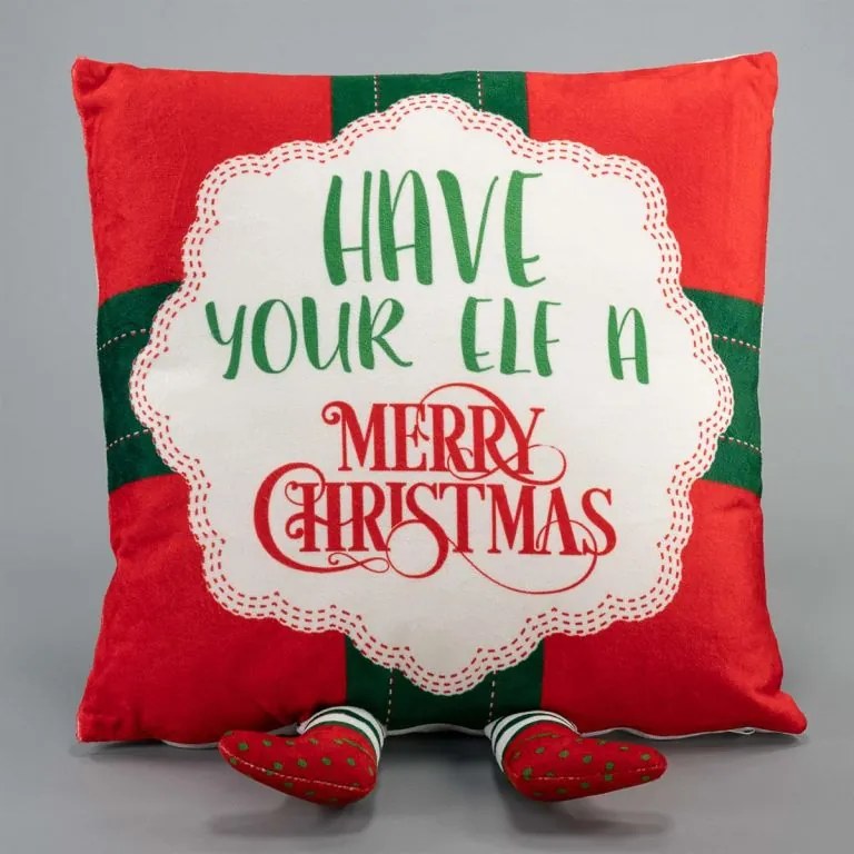 MAXXIVIA Dekorációs párna Boldog karácsonyt 40 x 40 cm