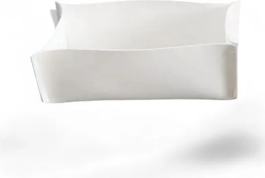 KnIndustrie Szilikon kenyértartó fehér 20 x 20 x 9 cm