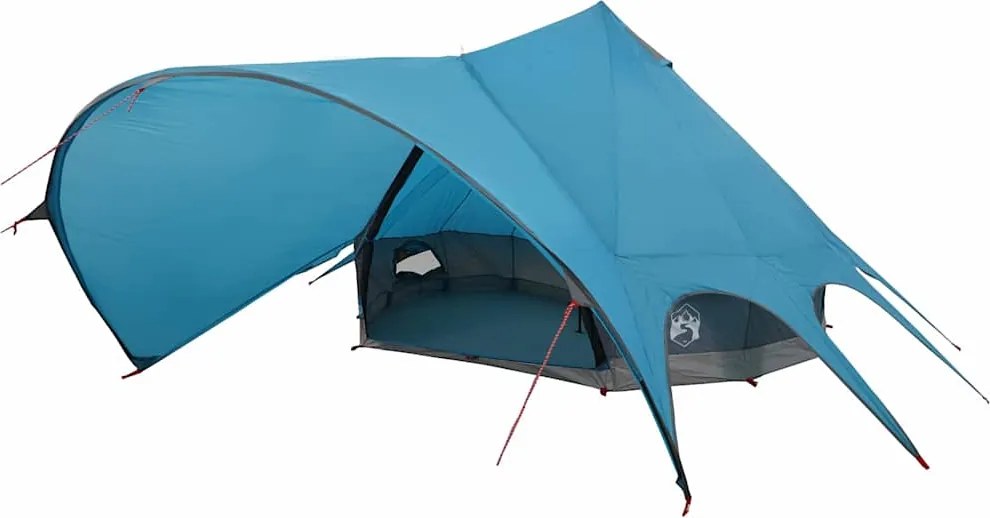 vidaXL Teepee Sátor 7 Személyes Kék és Szürke 600 x 600 x 347 cm