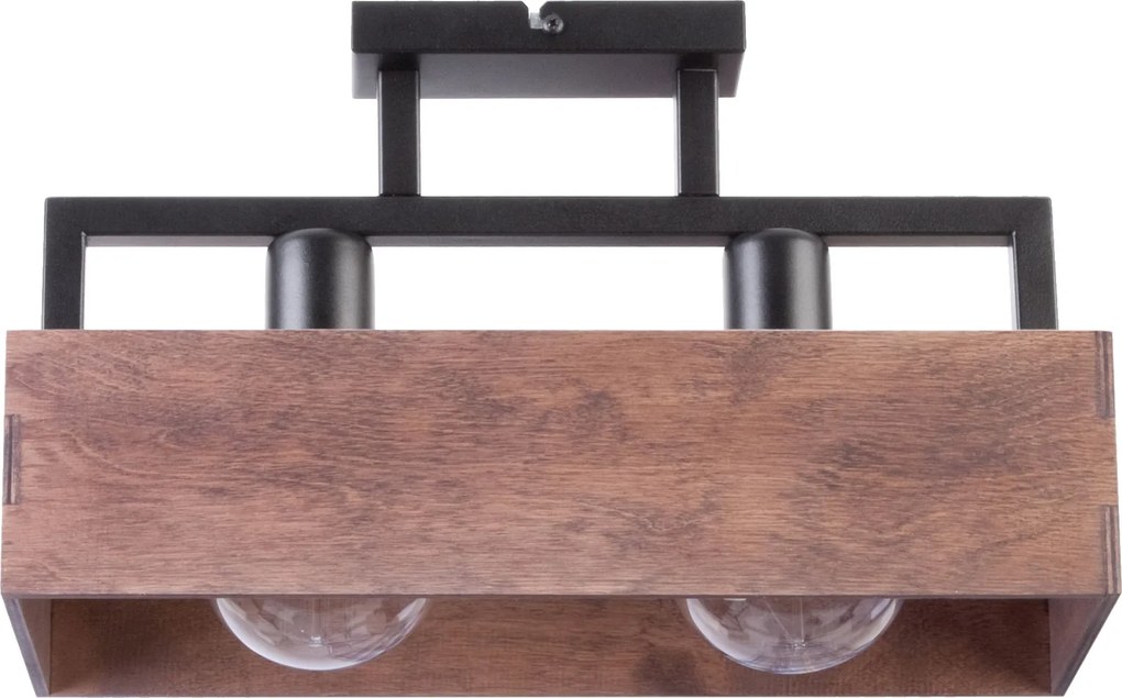 Sigma lighting modern mennyezeti lámpa dakota barna fekete sig31742