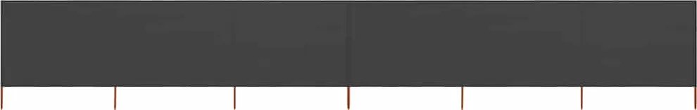vidaXL antracitszürke szövet 6-paneles szélfogó 800 x 160 cm