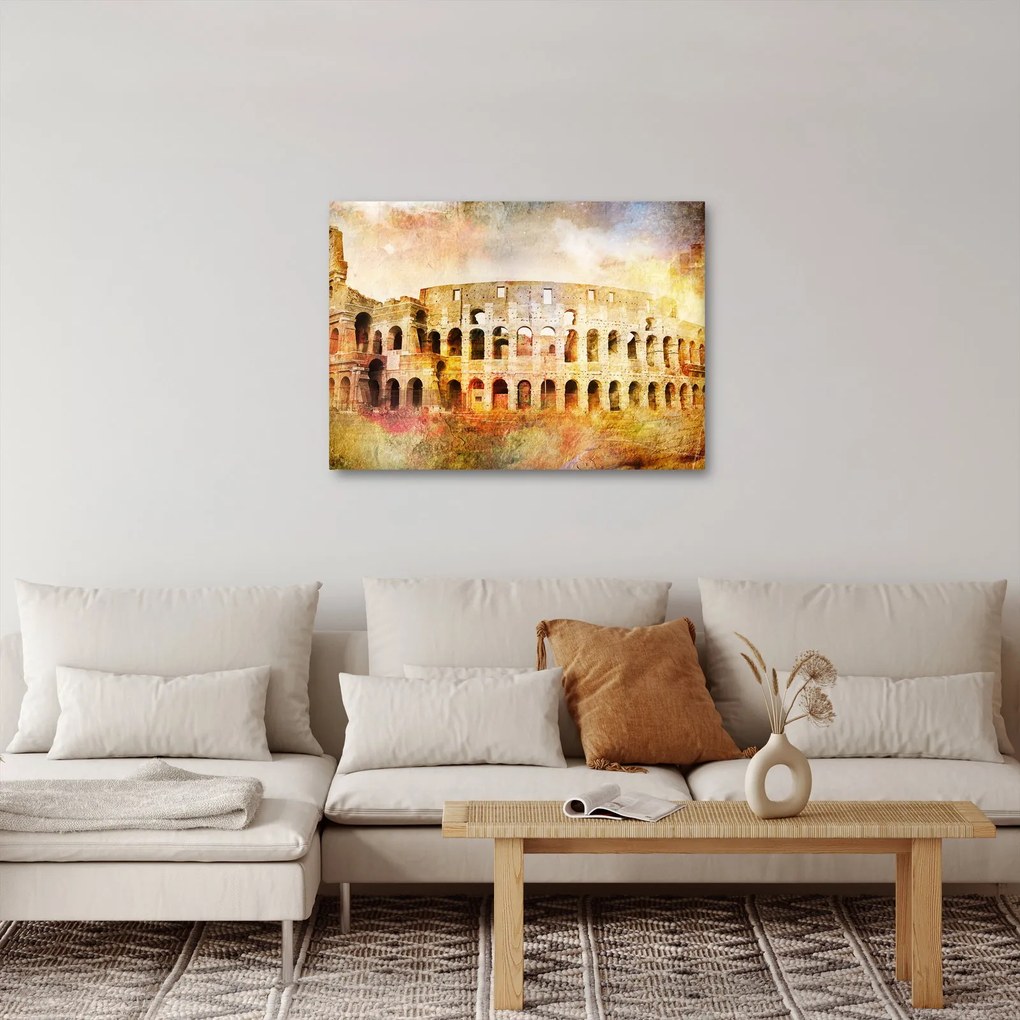 Kép - Digitális festészet, Colosseum, Róma, Olaszország (70x50 cm)