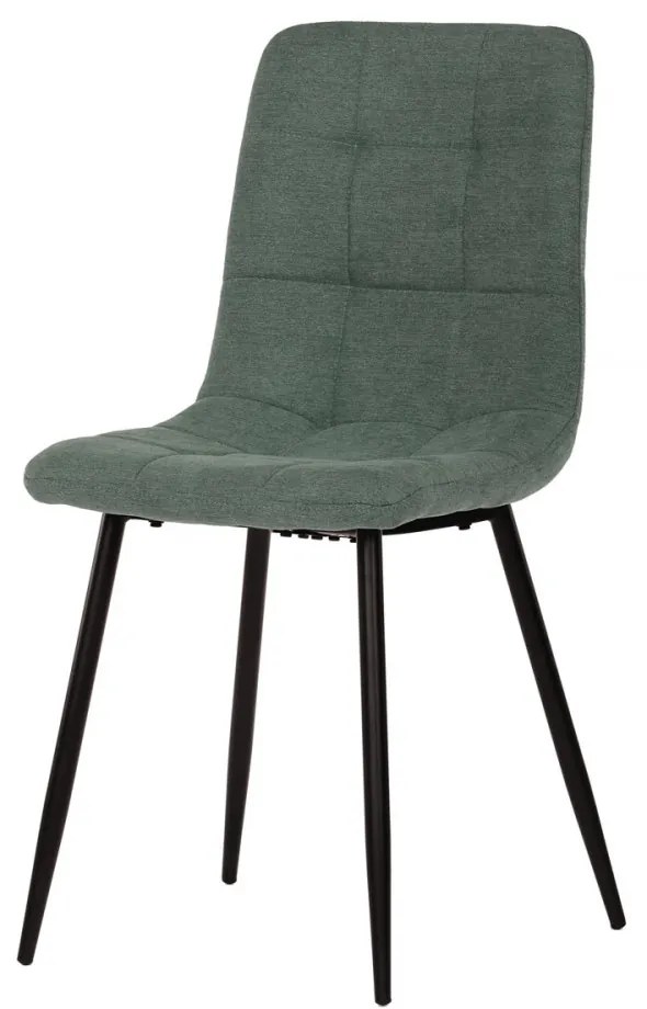 Scaun modern Fabric verde cu tapițerie CT-281