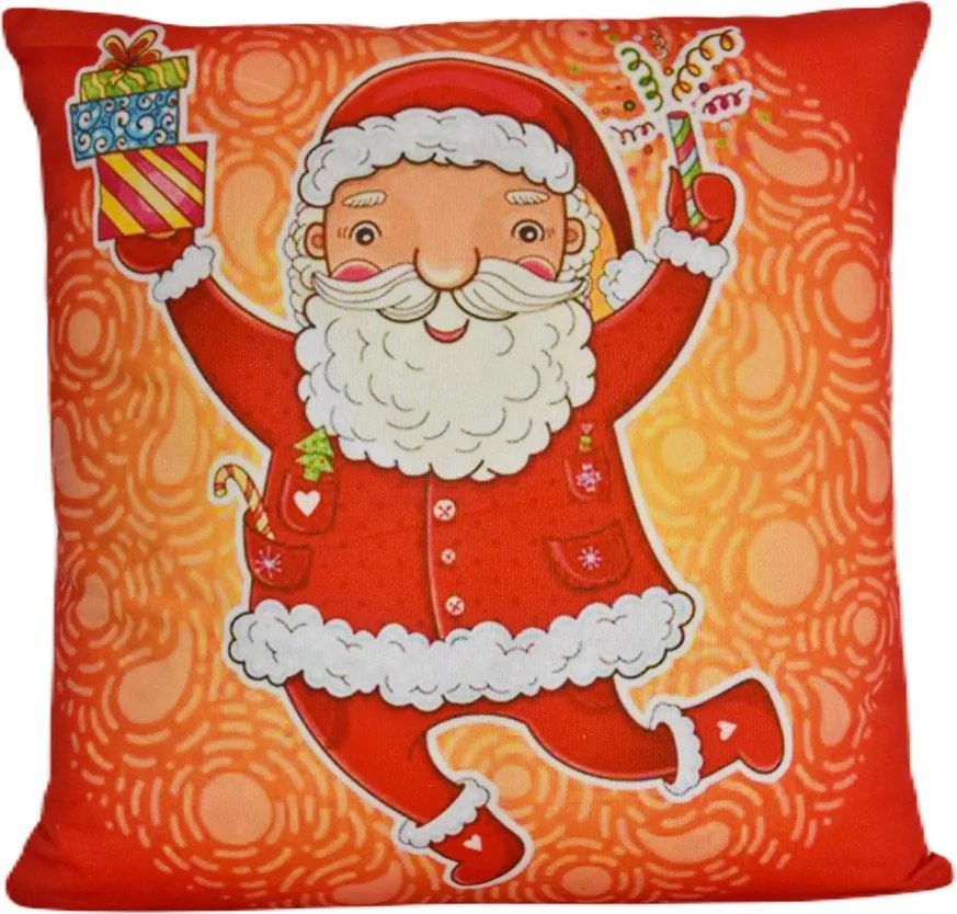 Mikulás párna ajándékokkal Karácsonyi ajándék