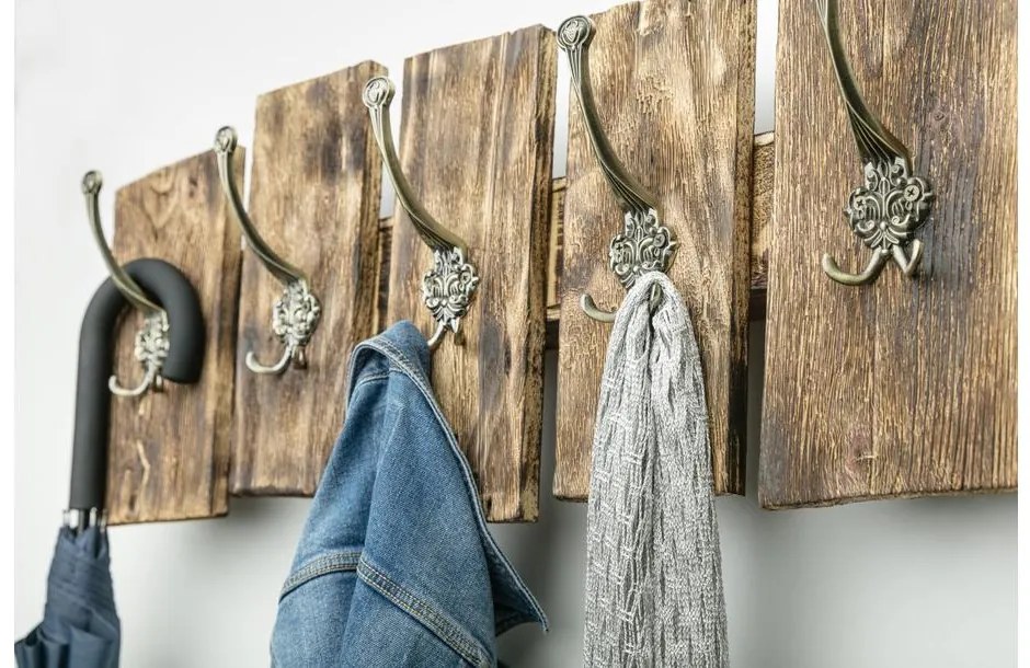 Fogas fém, K24, kalaptartós, antik bronz