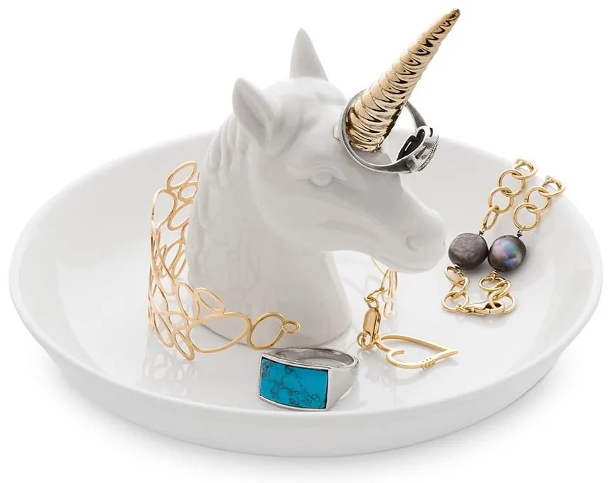 Porcelán ékszertartó tál Unicorn – Balvi