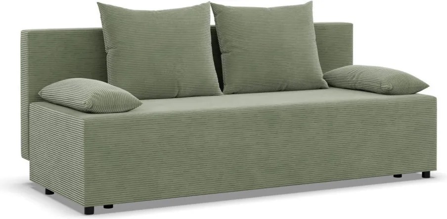 Nobu kanapé, kordbársony, zöld